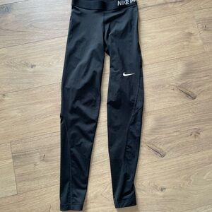 Nike Pro Dri-Fit Black Leggings Training Tights | XS